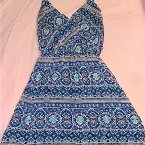 Charlotte Russe Blue Boho Dress